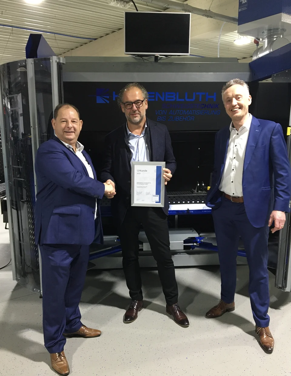 [Translate to English:] Zusammenarbeit Heidenbluth & Yaskawa